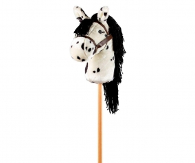 Cavallo Hobby Horse Bianco Pezzato