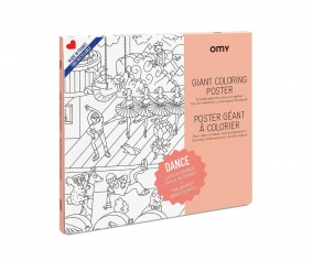 Poster  colorier XL Omy Dance