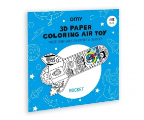 Jogo Omy para inflar e colorir foguetes
