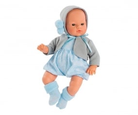 Koke Doll with Light Blue Romper and Jacket