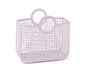 Beach Bag Samantha Basket Misty Lilac