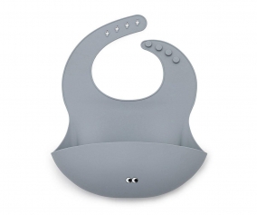 Silicone Bib Dusty Blue