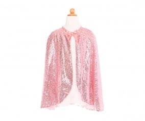 Mantello Paillettes Rosa 5-6 anni