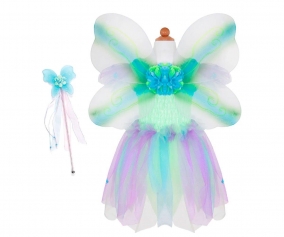 Multicolor Wind Butterfly Costume 5-6 Years