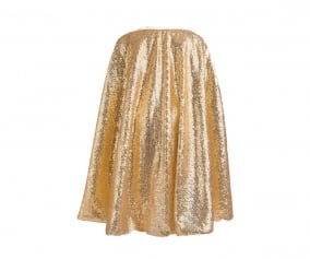Mantello Paillettes Oro 5-6 anni
