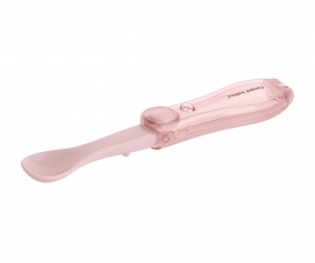 Cuillre pliante rose pour enfants