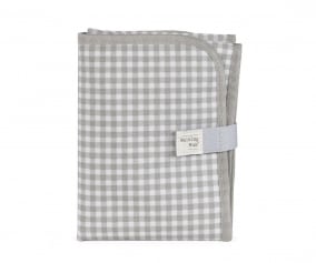 Muda fraldas I Love Vichy Grey