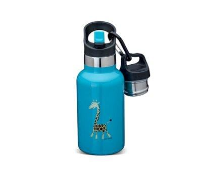 Stainless Steel Bottle TEMPflask 350ml Giraffe Turquoise