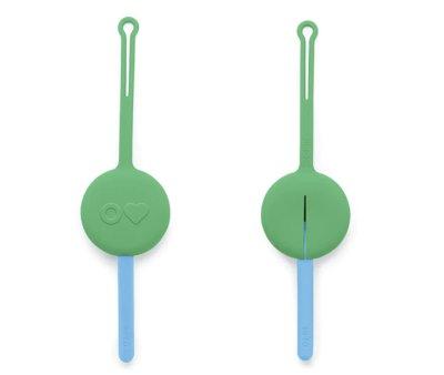 Travel Cutlery Set with Mint Green Case