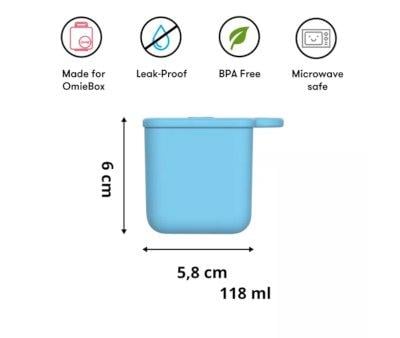 2 Contenitori OmieDip Blue-Lime