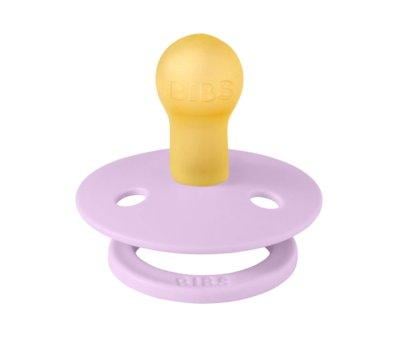 Chupete BIBS Colour Round Violeta Sky en Bolsita