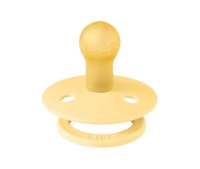 Chupete BIBS Colour Round Pale Butter en Bolsita