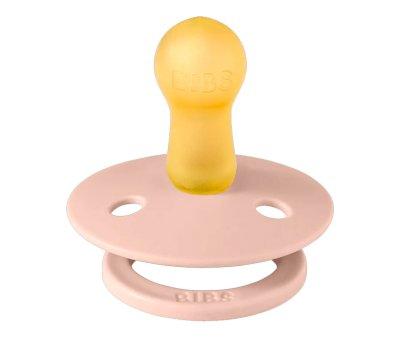 2 BIBS Studio Colour Round Pacifiers Jasmine Blush Mix