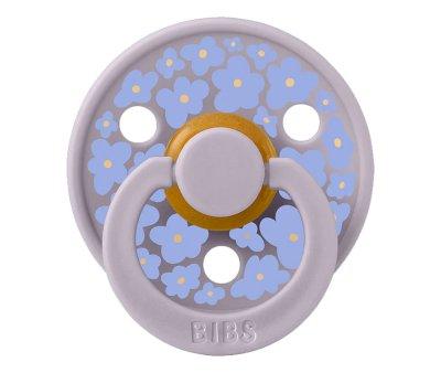 2 BIBS Studio Colour Pacifiers Round Jasmine Fossil Grey Mix