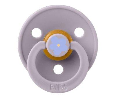 2 BIBS Studio Colour Pacifiers Round Jasmine Fossil Grey Mix
