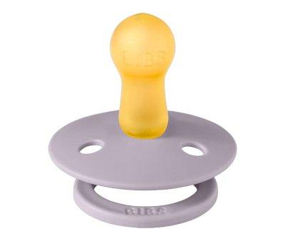 2 BIBS Studio Colour Pacifiers Round Jasmine Fossil Grey Mix