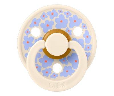 2 Sucettes BIBS Studio Colour Round Jasmine Ivory Mix
