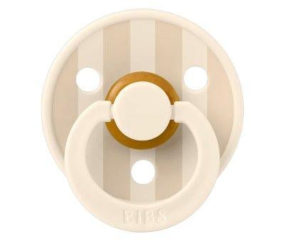 2 Chupetes BIBS Studio Colour Round Pin Ivory Vanilla Mix