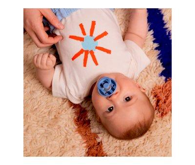 2 BIBS Studio Colour Pacifiers Round Pin Sage Mix
