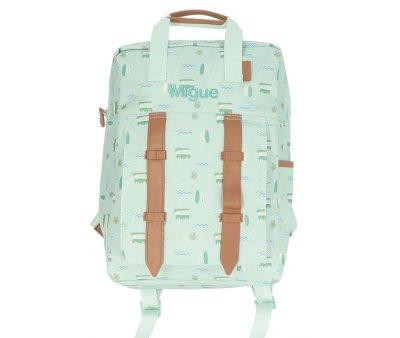 Mochila Escolar Personalizvel Fresk Surf Blue