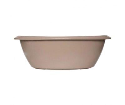 Luma Taupe Bathtub and Seat Set