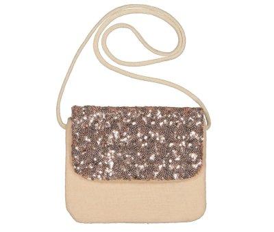 Bolso de Mano con Lentejuelas Rosas