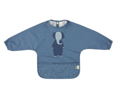 Waterproof Bib With Sleeves Mr. Elephant Personalised