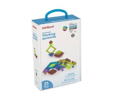 Translucent Stacking Pyramids 25 pcs