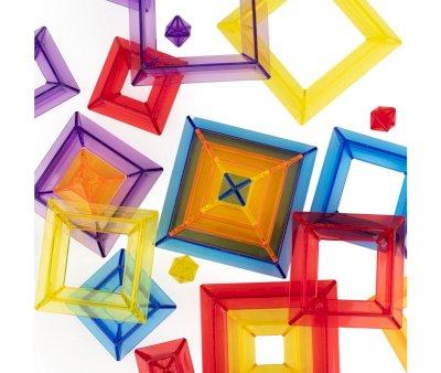 Translucent Stacking Pyramids 25 pcs