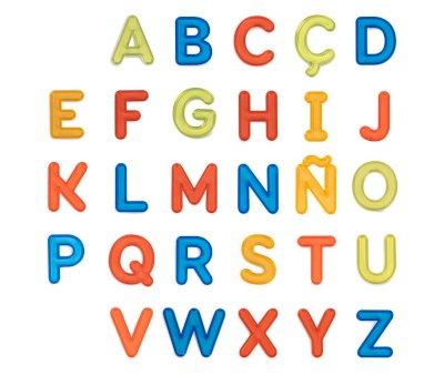 Translucent Uppercase Letters