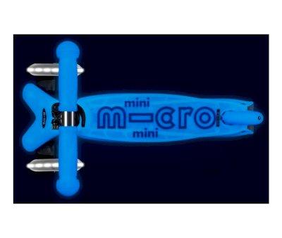 Patinete Mini Micro Deluxe Glow Blue con Luces LED
