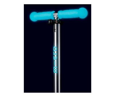 Mini Micro Deluxe Glow Aqua Scooter com luzes LED