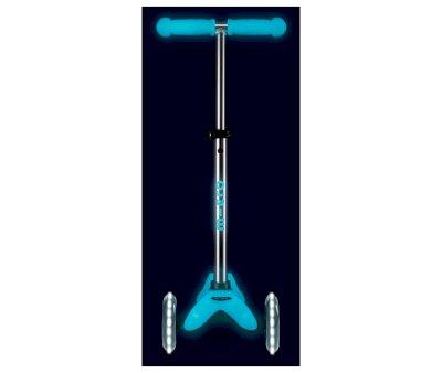 Mini Micro Deluxe Glow Aqua Scooter com luzes LED