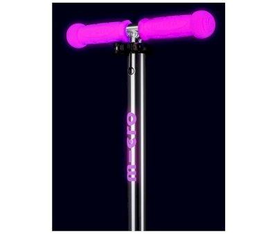 Patinete Mini Micro Deluxe Glow Rosa con Luces LED