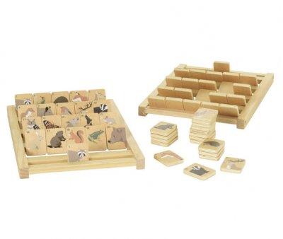 Who am I? Wooden animals