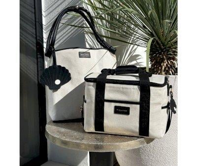 Large Premium Black Personalised Thermal Bag