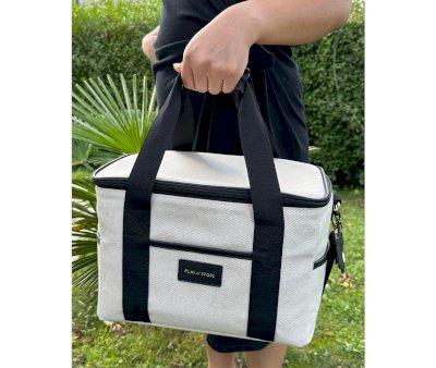 Large Premium Black Personalised Thermal Bag