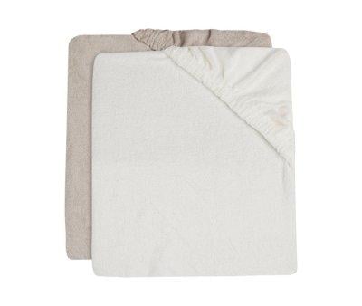 Pack de 2 Fundas Cambiador Jersey Ivory/Nougat