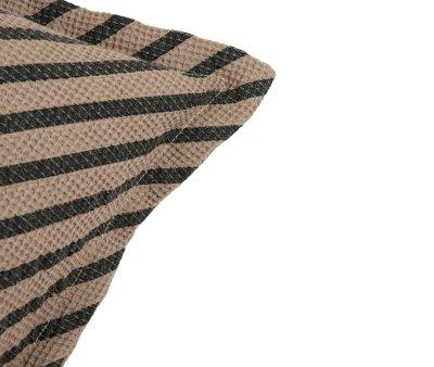 Cushion Waffle Stripes Sesame