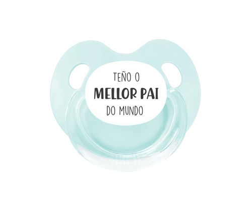 Chupete Retro Aqua Teo o mellor pai do mundo