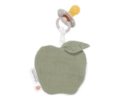 Chupetero Muselina Manzana Pure olive
