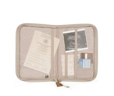 Porta-documentos Dots Poppy Canela