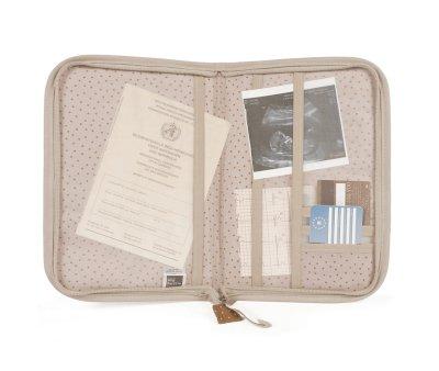 Porta-documentos Dots Poppy Canela
