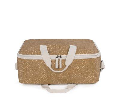 Polka Dot Suitcase Poppy Cinnamon