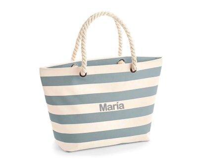 Sac de Plage Natural-Grey Personnalisable