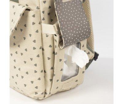 Zaino Passeggino Cuori Poppy Moss