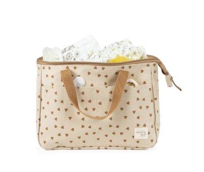 Trousse de Toilette Coeurs Poppy Canela