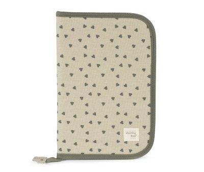 Porta-documentos Poppy Moss Hearts