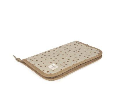 Document Holder Hearts Poppy Cinnamon