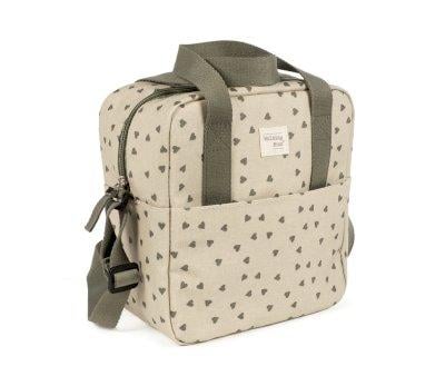 Sac  Lunch Coeurs Poppy Moss